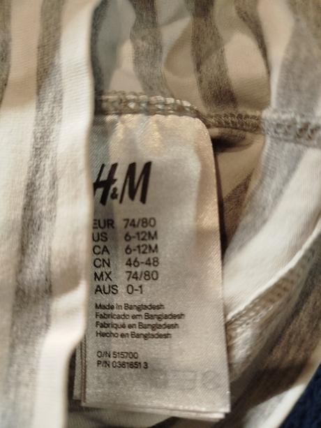 Jednovrstvová čiapka, h&m,74