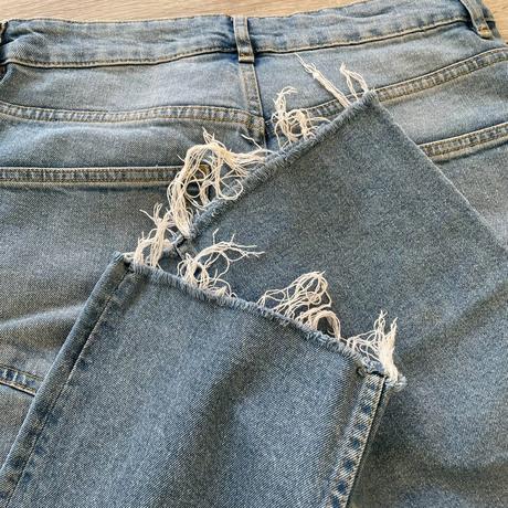 Svetlomodré rovné rifle, h&m,38