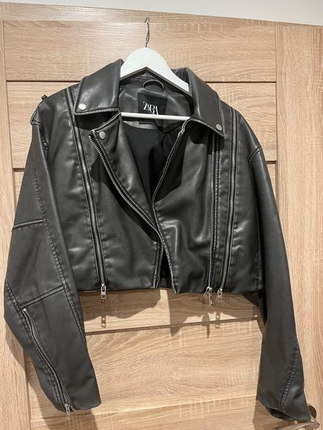 Koženková bunda zara, zara,m