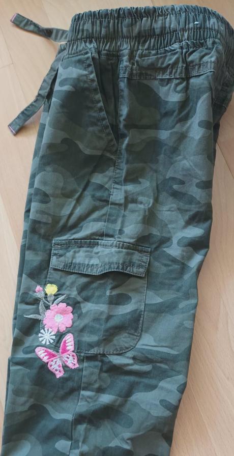 Tenké maskáčové nohavice, dopodopo,128