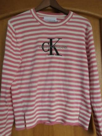 Calvin klein original kvalitny luxusny sveter m, calvin klein,m