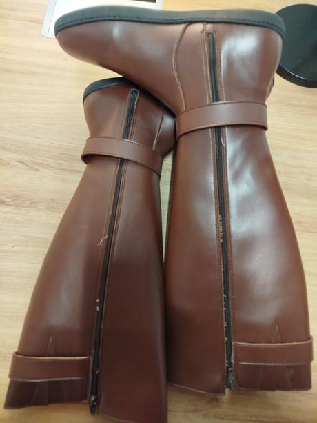 Shapen barefoot vysoké čižmy glam brown vegan, 40