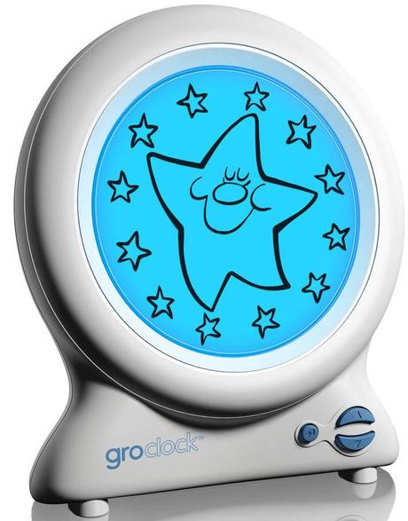 Nočná lampa groclock - spánkový trenažer, 