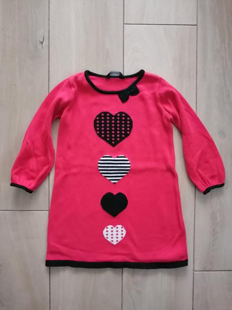 Šaty so srdiečkami, george,98