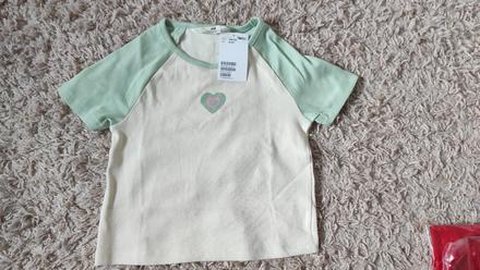Tričko cropp v 134/140, h&m,134