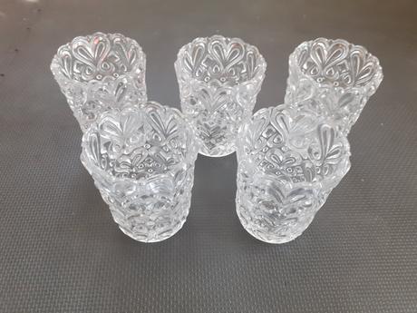 Sklenené kryty na luster 5 ks, 