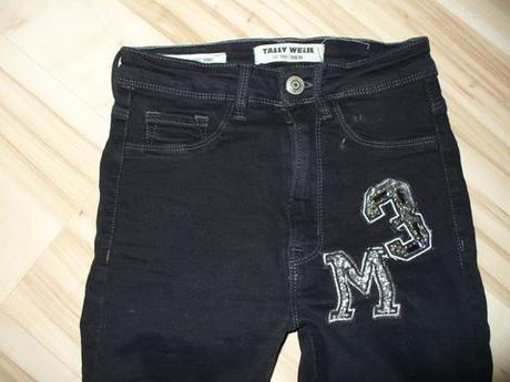 Čierne rifle skiny xxs 32, tally weijl,32