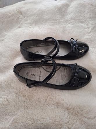 Cierne lesklé balerinky 36, nelli blu,36