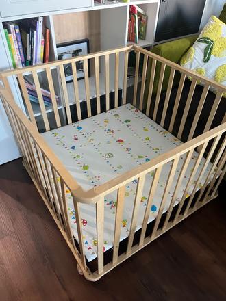 Ohradka pre deti, šírka (cm): 100,dĺžka (cm): 100