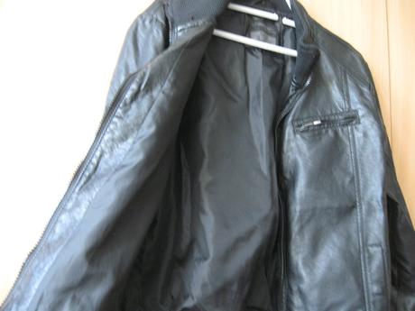 Dievčenská čierna koženková bunda, 158/164 aj s, chapter young,158