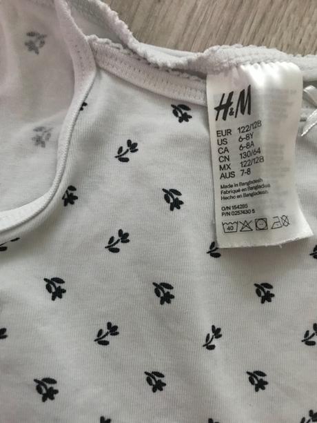 Tielka 2 ks 6-8 rokov, h&m,122