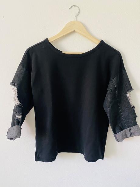 Tricko s rifľovými rukávmi, reserved,xs