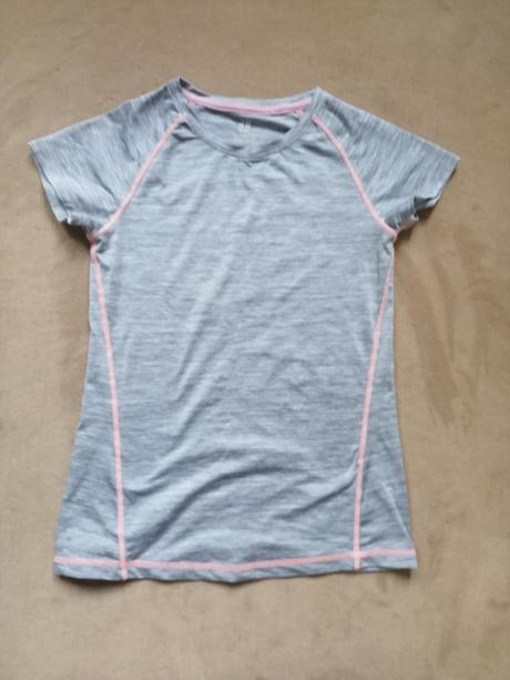 Sivé tričko h&m na šport č.146, h&m,146