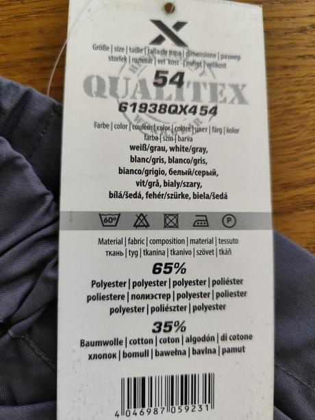 Pracovné nohavice, 54