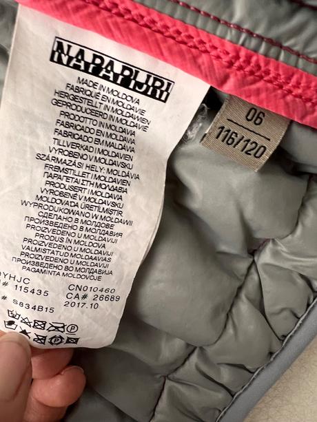 Napapijri prechodná bunda ľahká paperka nepremoká, napapijri,116