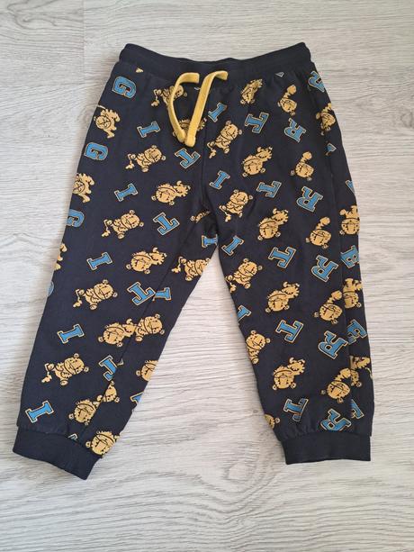 Modré tepláky s aplikáciou pre chlapca, 98