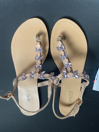 Letné dámske šľapky., 38