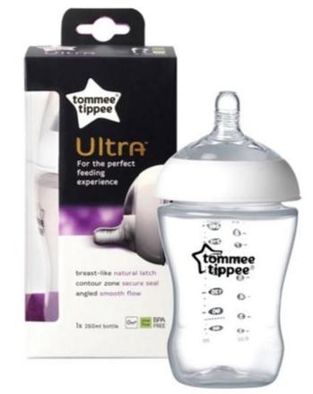 Tommee tippee fľaša ultra 0m+, 260 ml., tommee tippee