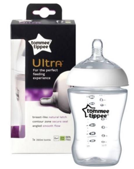 Tommee tippee fľaša ultra 0m+, 260 ml., tommee tippee