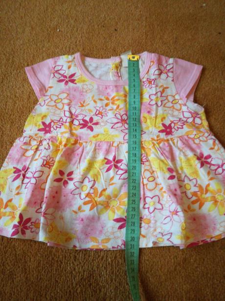 Šaty 68/74 s poštou, 74