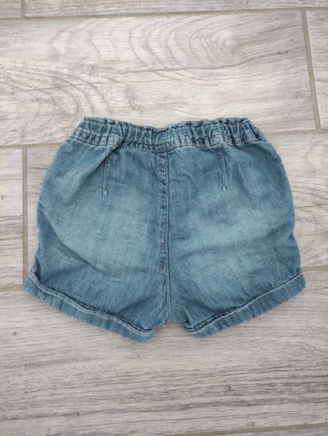 Riflové šortky, h&m,68