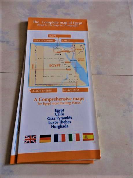 Podrobná mapa pamiatok egypt, 