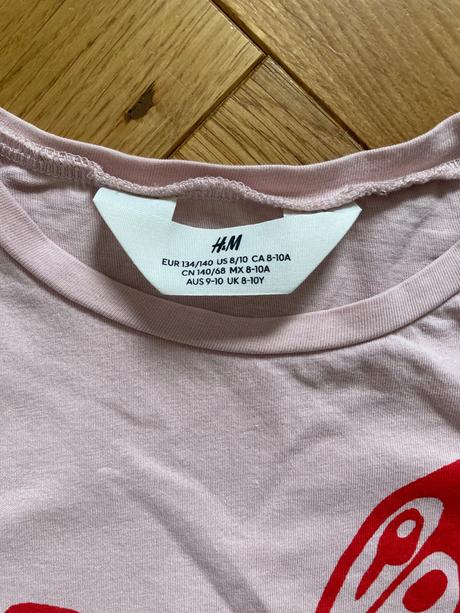 Tricko hm s motylom, h&m,134