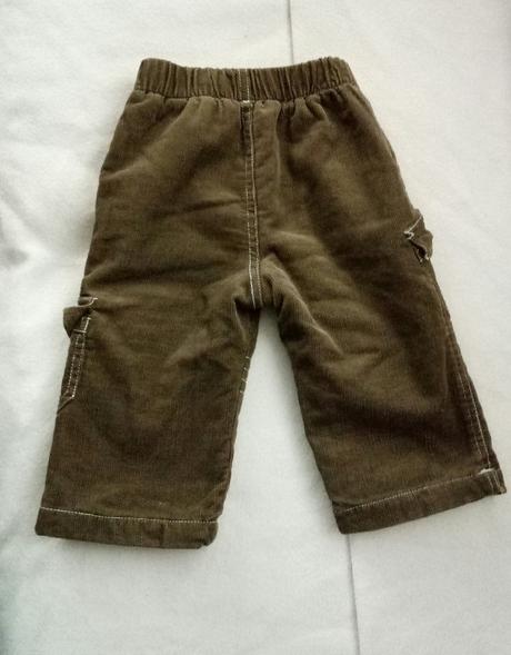 Oteplené nohavice na zimu, 80