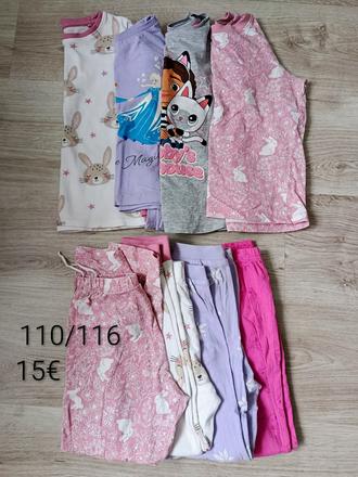 Pyzama dlhe, h&m,110