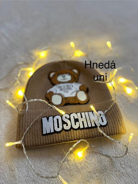 Zimné čiapky, moschino