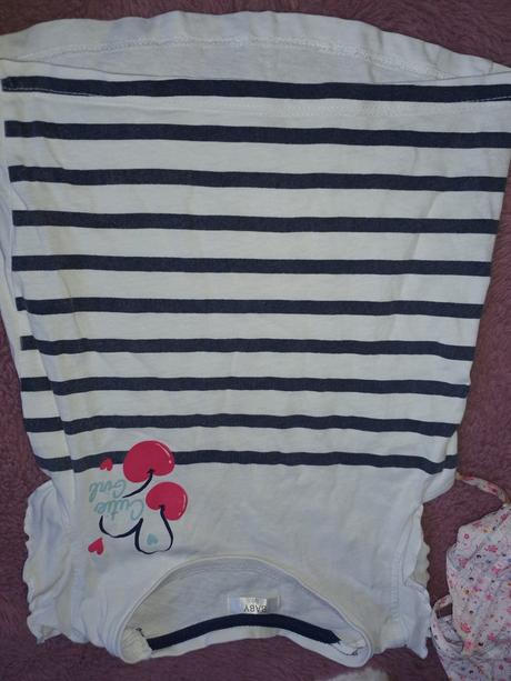 Tričká pre dievcatko krátky rukáv 80/86 13ks, next,80