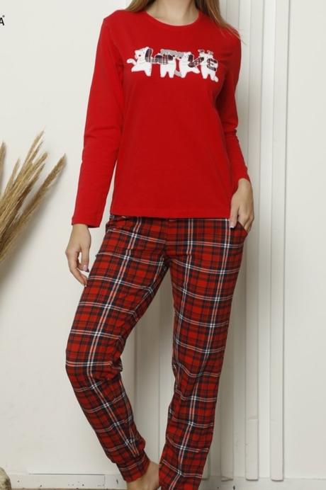 Dámske bavlnené pyžamo, l / m / s / xl