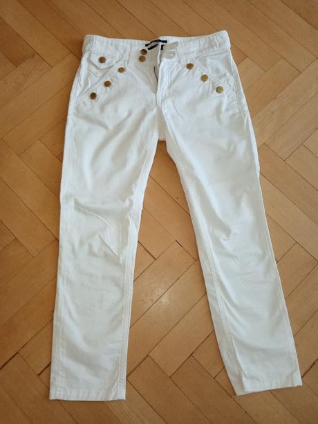 Biele 7/8 rifle filippak, vel. xs/s, xs