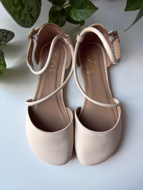 Shapen barefoot sandálky orchid beige leather, 35r, 35