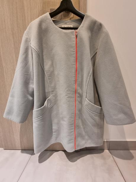 Mentolový kabát značky miss selfridge, miss selfridge,44