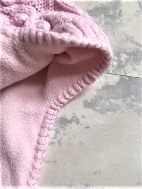 Teplá čiapka podšitá flisom 74/80, h&m,74