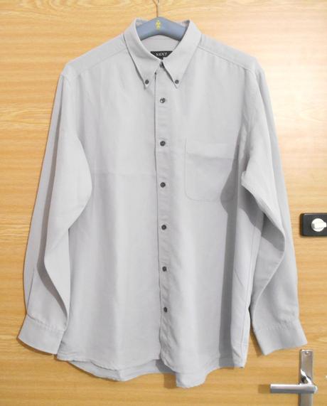 Šedá pánska košeľa next veľ.l, next,l