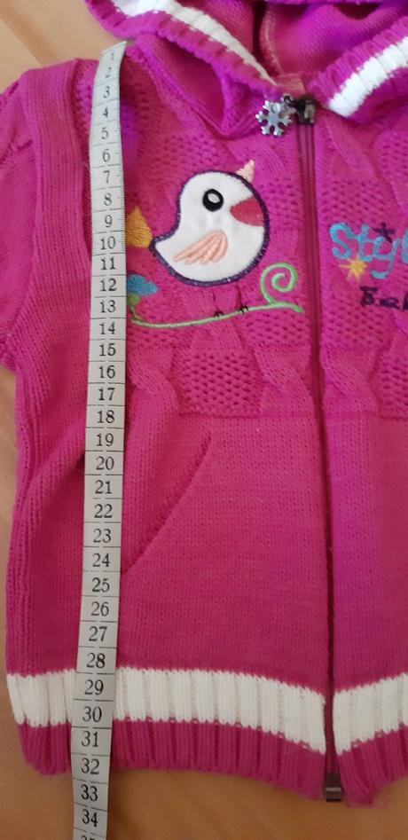 Svetrík na zips s kapucňou, 86