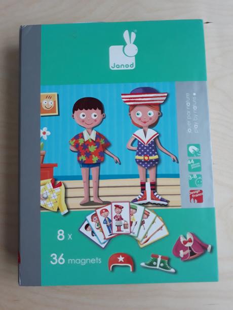 Magnetická hra janod - obliekanie,