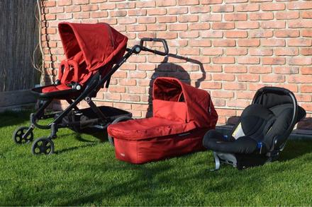 Britax römer kočík go 2016, flame red, britax,britax go