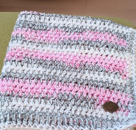 Háčkovaná deka do kočiara s poštou., 