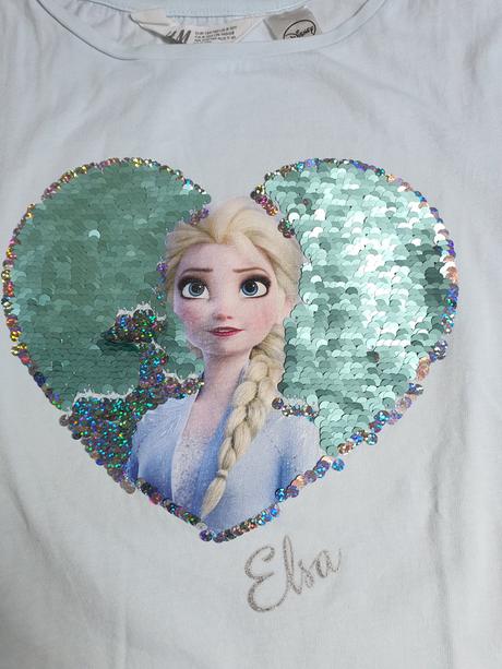 Tričko frozen, h&m,134