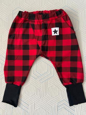 Karované nohavice veľ.80, little star,80