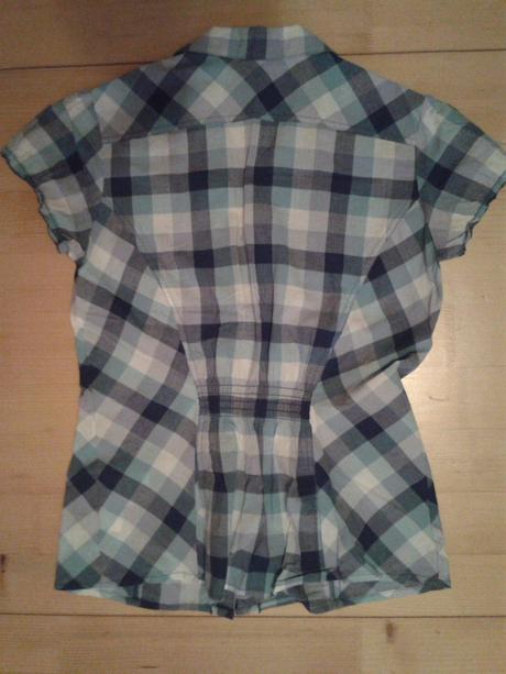 Kockovaná košeľa s krátkym rukávom, č. l, takko, takko,l