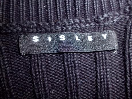 Čierny svetrík m-l, sisley,m