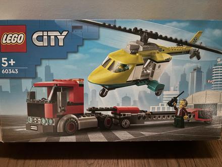 Lego city vrtuľník, odťahové auto,