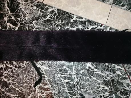 Šál na zaviazanie kožušinka, s