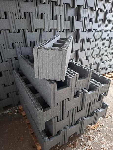 Polystyrénové tvárnice / bloky na bazén,