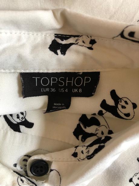 Košeľa pandy, topshop,36