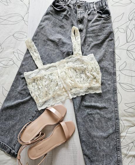 Krásne čipkové bolerko asos, s